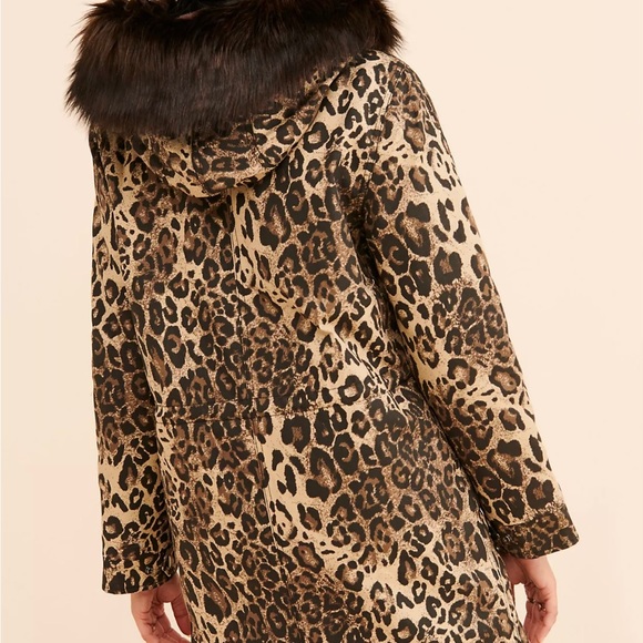 Alec Les Filles Leopard Coat Small - Picture 4 of 4